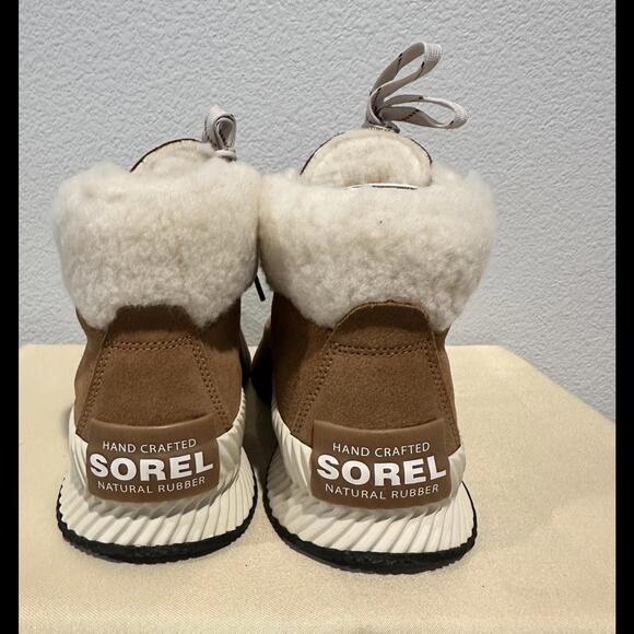 New Sorel Out N About III Conquest Waterproof Suede Boots Women's Size 10 - Picture 3 of 6